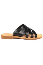 Cocobelle Siena Leather Sandal in Black