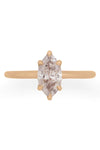 Valley Rose Isla Marquise Diamond Ring