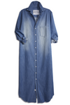 Frank and Eileen "Rory" Woven Long Dress in Distressed Wintage Wash