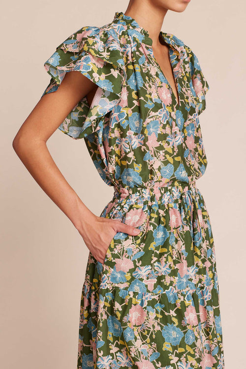 Trovata Clover Blouse in Spring Tendril