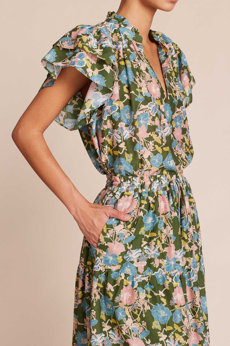 Trovata Clover Blouse in Spring Tendril