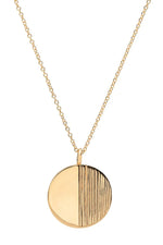 SOKO Meta 24K Gold Plated Pendant Necklace