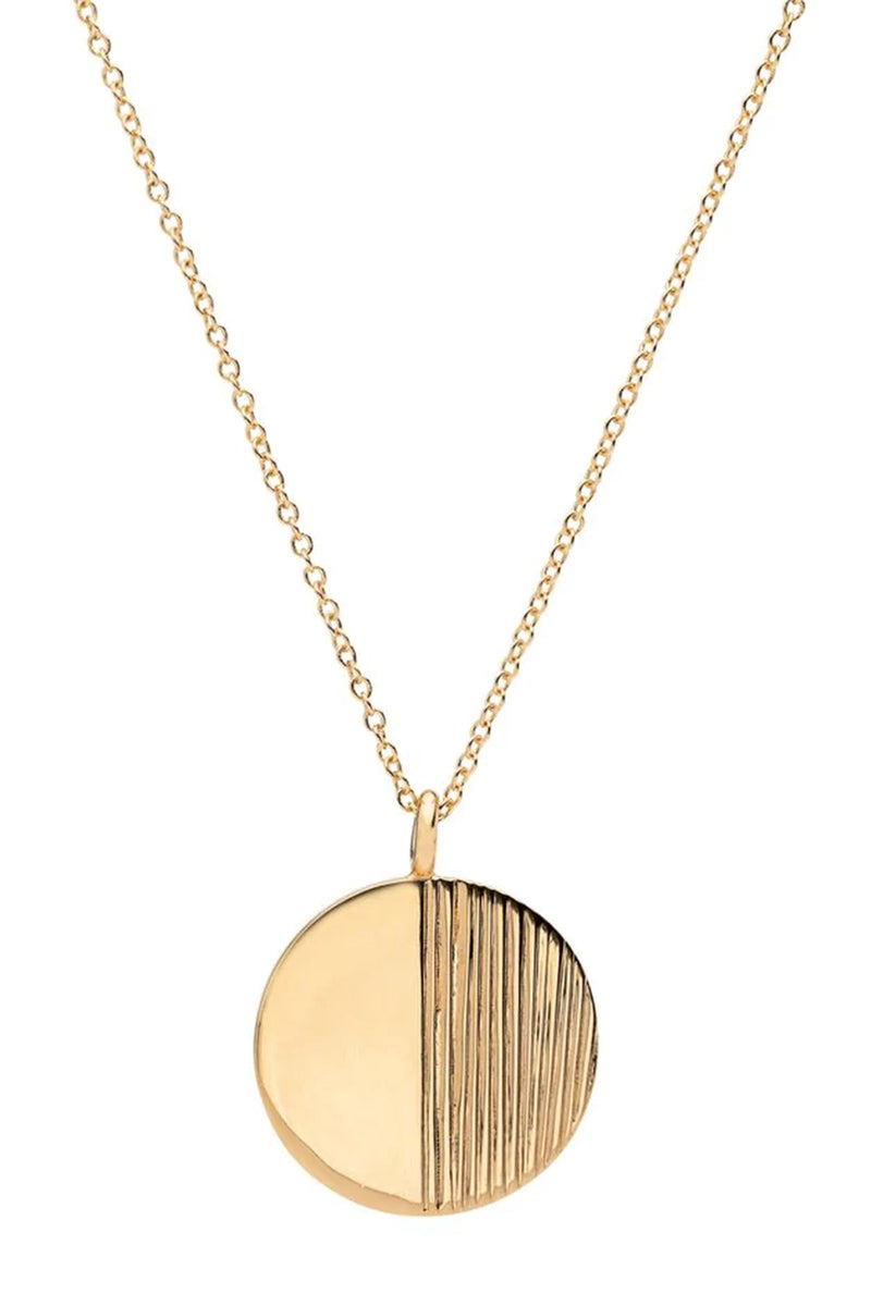 SOKO Meta 24K Gold Plated Pendant Necklace