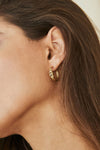 Soko Sayo Hoops 24K Gold Plated Brass
