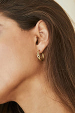 Soko Sayo Hoops 24K Gold Plated Brass