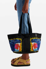 Inoui Editions Carrier Neofelis Strap Bag in Black