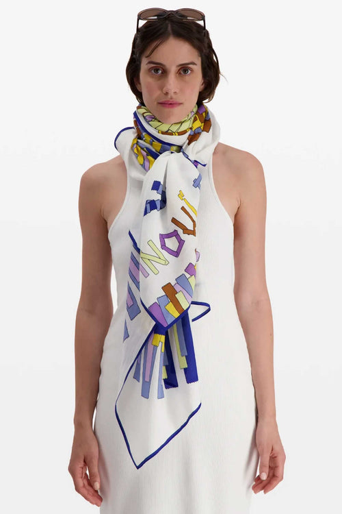 Inoui Edition Scarf 100 Sagi in White