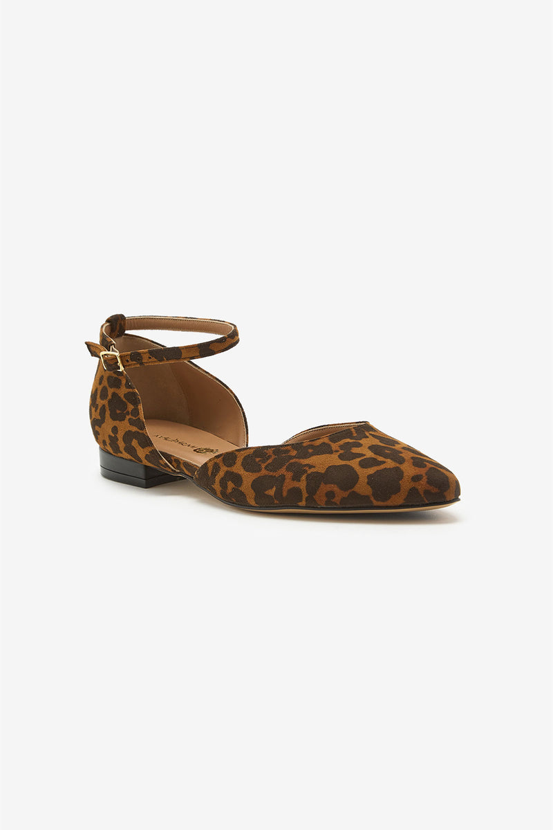 Maliparmi Ballerina Flat in Leopard