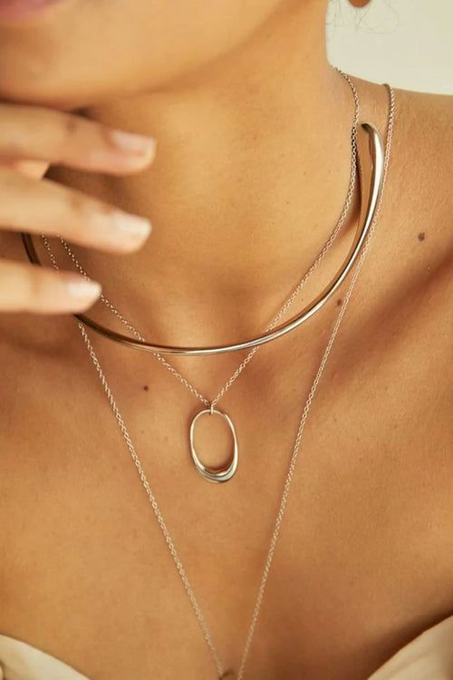 SOKO Delicate 24K Gold Plated Mezi Necklace