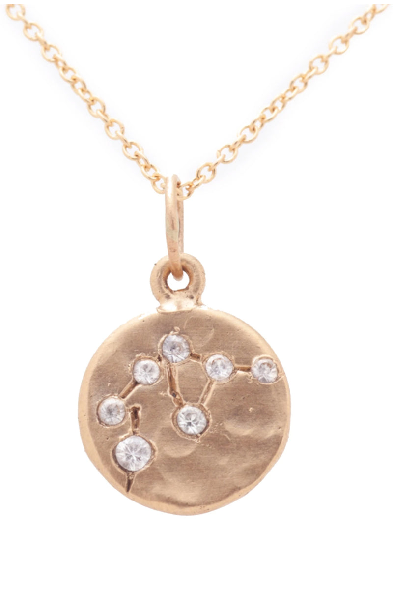 Valley Rose Aquarius Constellation Charm