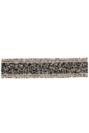 Cocobelle Elastic Belt in Ivory, Black, Silver Mix
