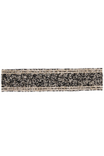 Cocobelle Elastic Belt in Ivory, Black, Silver Mix