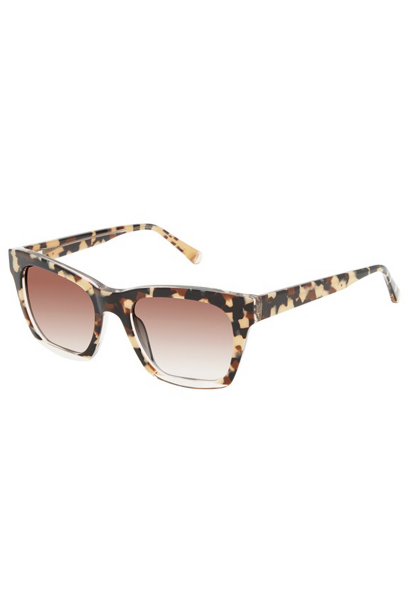 Kate Young for Tura "Hana" Sunglass in Tortoise