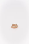 Melissa Joy Manning Set of 8 Gold Stacking Rings 14 Karat Gold, Pink Gold, Green Gold, and White Gold