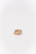 Melissa Joy Manning Set of 8 Gold Stacking Rings 14 Karat Gold, Pink Gold, Green Gold, and White Gold