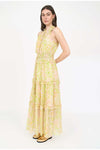 Christy Lynn Amanda Dress in Lime Leopard