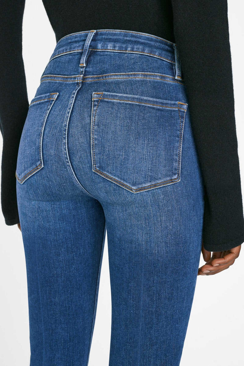 Frame Le One Skinny Crop in Prima