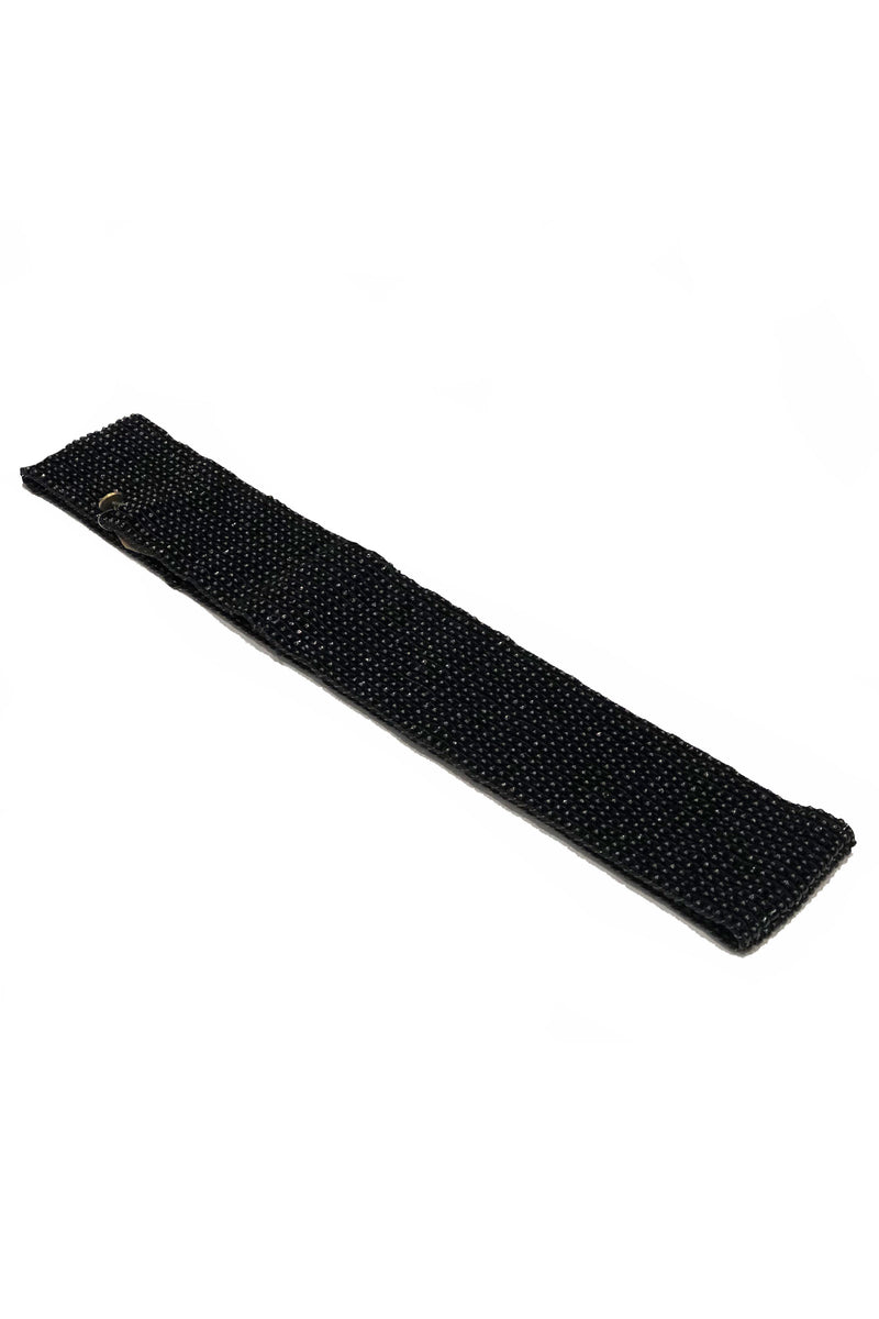 Cocobelle Elastic Belt in Antique Black