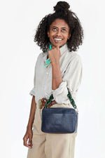 Clare V. Shortie Strap in Fern Acrylic