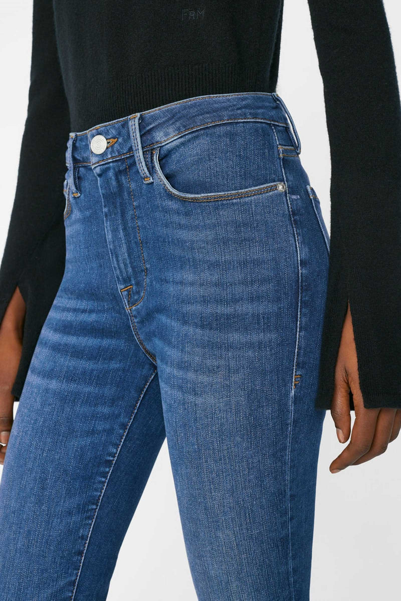 Frame Le One Skinny Crop in Prima