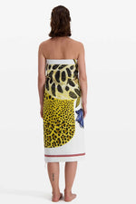 Inoui Editions Fouta 100 Queen Cheetah in Yellow