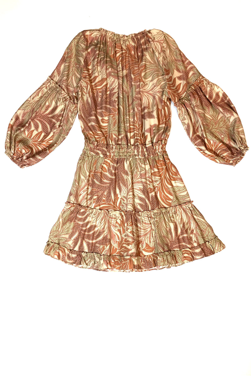Natalie Martin Maggie Dress in Jungle Print Clay