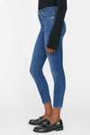 Frame Le One Skinny Crop in Prima