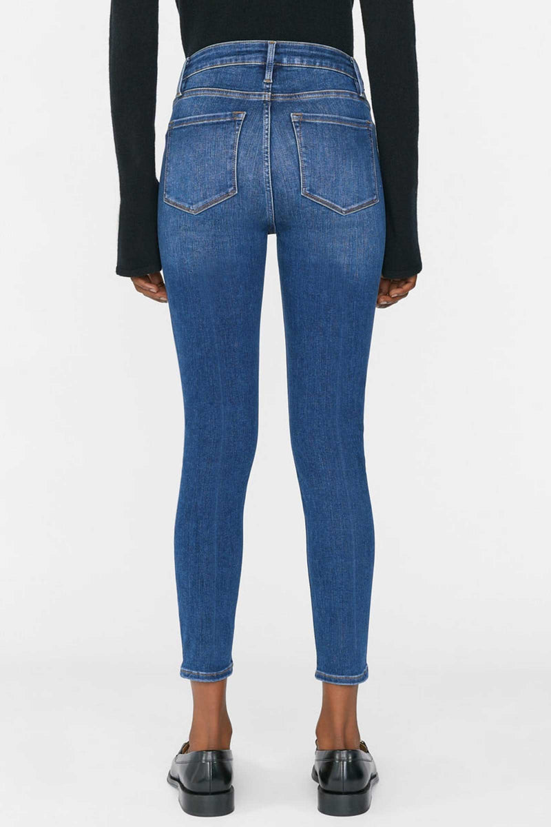 Frame Le One Skinny Crop in Prima