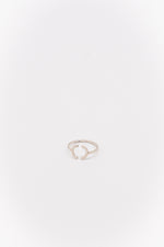 Melissa Joy Manning Sterling Silver Open Semicircle Ring