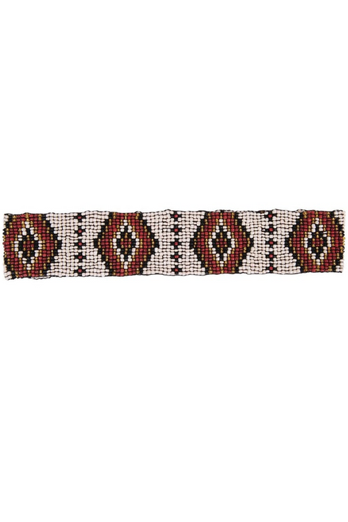 Cocobelle Elastic Belt in Aztec Ivory