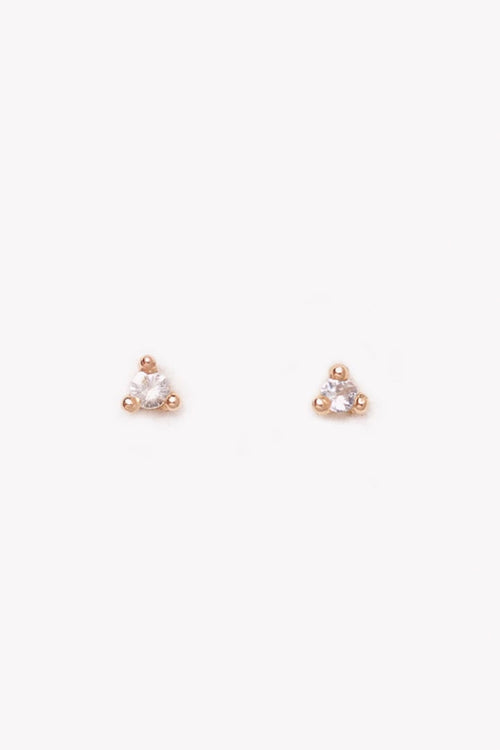 Valley Rose Etoile Yellow Gold Ethical Diamond Studs