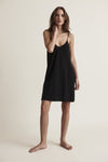 Skin Sexy Pima Cotton Slip In Black