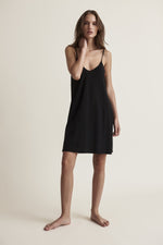 Skin Sexy Pima Cotton Slip In Black