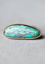 Melissa Joy Manning Turquoise Ring in Gold