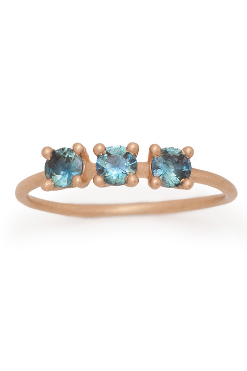 Valley Rose 14k Gold Sapphire Lana Ring