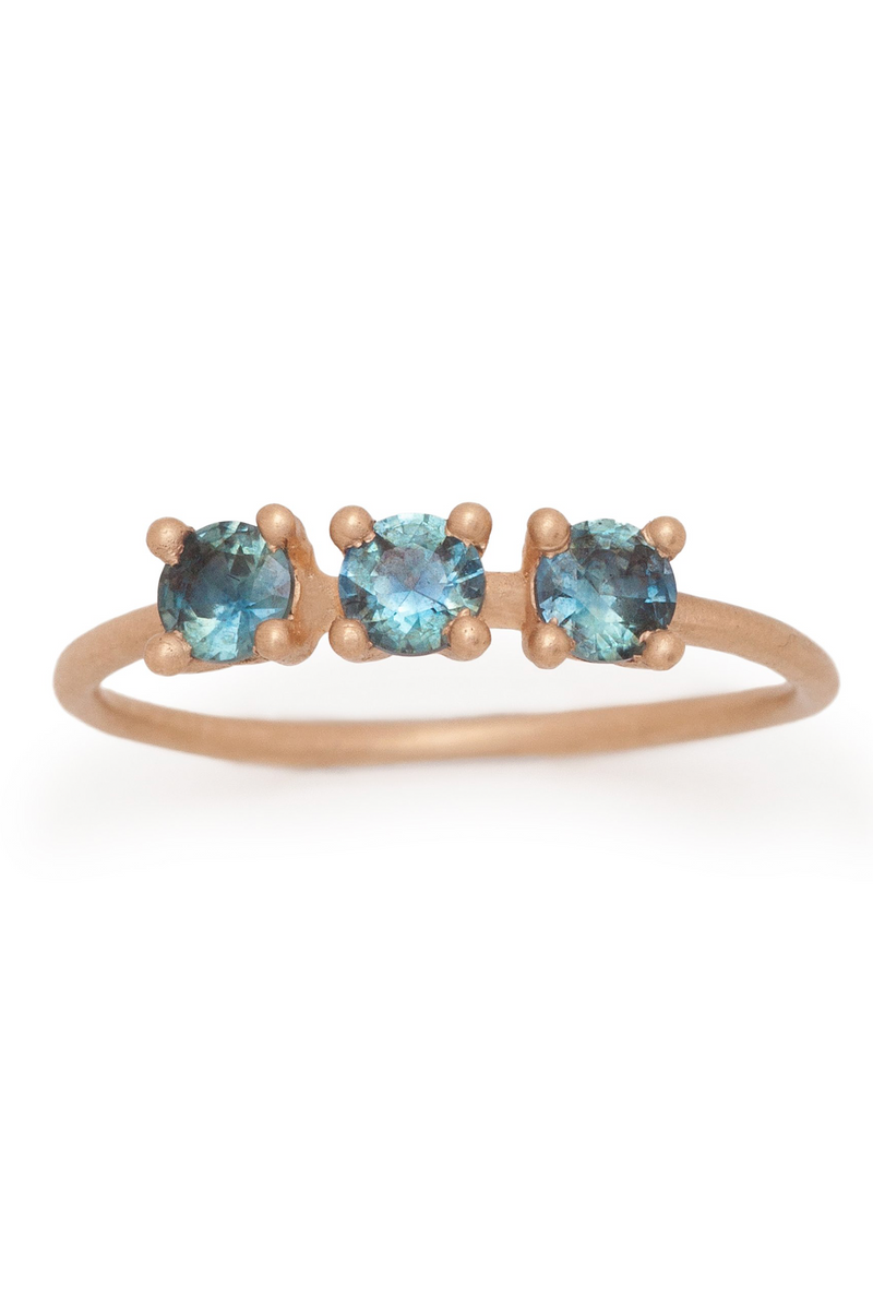 Valley Rose 14k Gold Sapphire Lana Ring