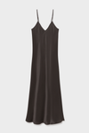 Silk Laundry 90s Slip Dress in Black