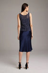 Voz Lace Knit Tank in Midnight