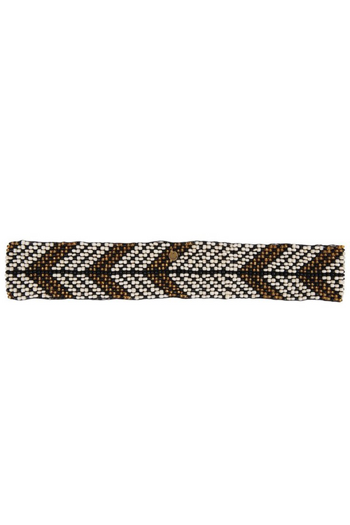 Cocobelle Elastic Belt in Feather Black