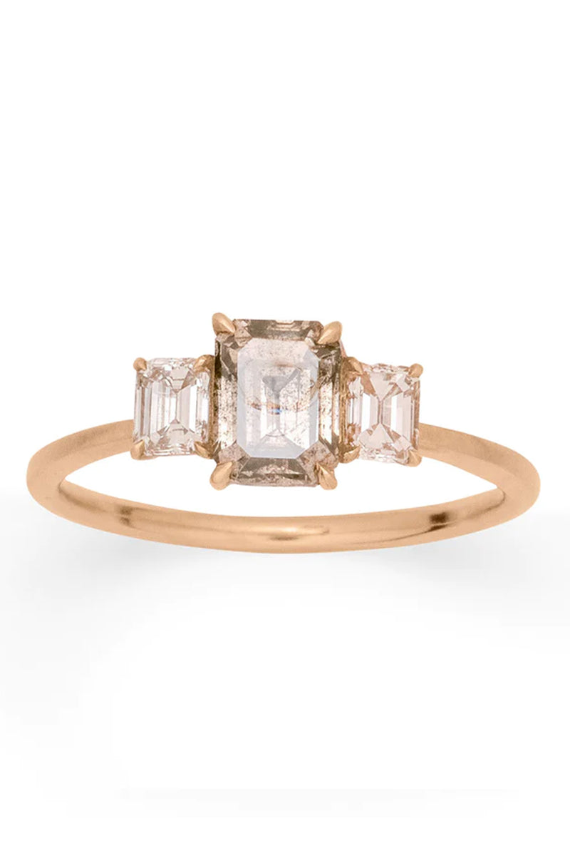 Valley Rose Esmerelda 1.06 Ct Cognac Galaxy Diamond