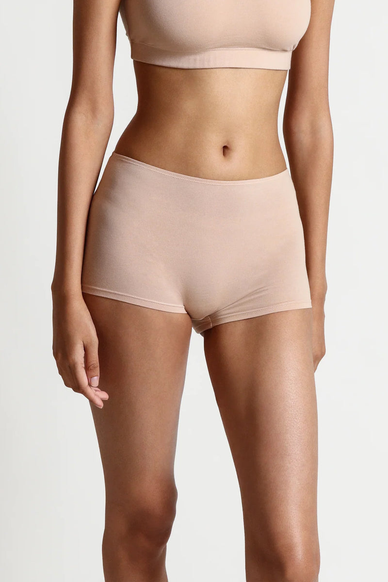 Skin Gayle Boyshort in Macadamia