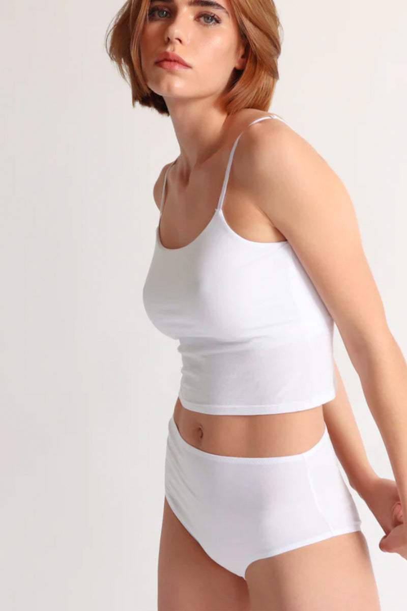 Skin Gemma Full Cut Panty in White – Tamarind