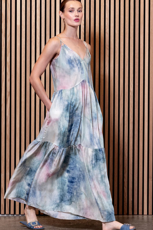 Go Silk Go Dolce Vita Dress Printed in All A Blur