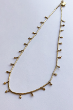 ILD Dune Short Even Gold Stamped Necklace