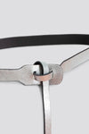 Rachel Comey Cinch Belt in Silver and Black