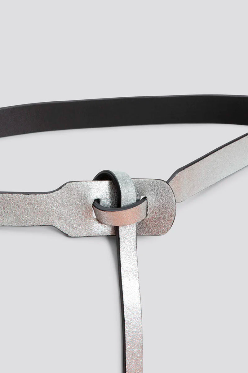 Rachel Comey Cinch Belt in Silver and Black