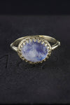 Becky Kelso 14K Gold Faceted Moonstone Ring