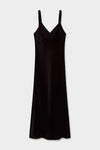 Silk Laundry Deco Ruched Dress in Black