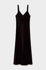 Silk Laundry Deco Ruched Dress in Black