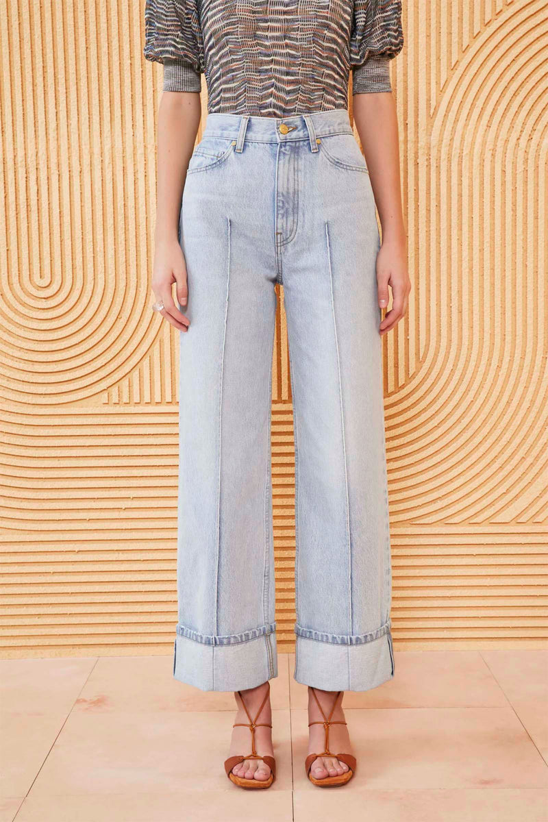 Ulla Johnson The Genevieve Jean in Glacier Wash